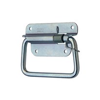 MR11 Maniglia a molla in acc. zinc./inox